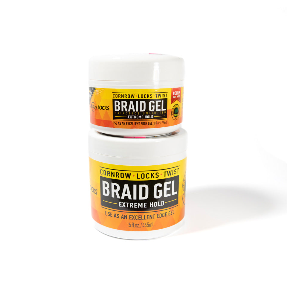 Braid Gel - Extreme Hold for Cornrow, Locks, & Twist Braid Gel - Extreme Hold for Cornrow, Locks, & Twist