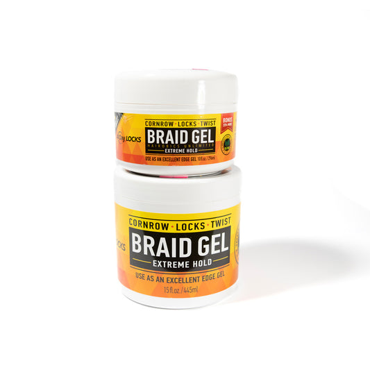 Braid Gel - Extreme Hold for Cornrow, Locks, & Twist