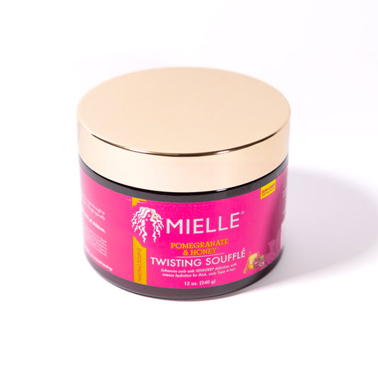 Mielle Pomegranate & Honey Moisturizing Twisting Souffle Hair Styling Cream 12 Oz